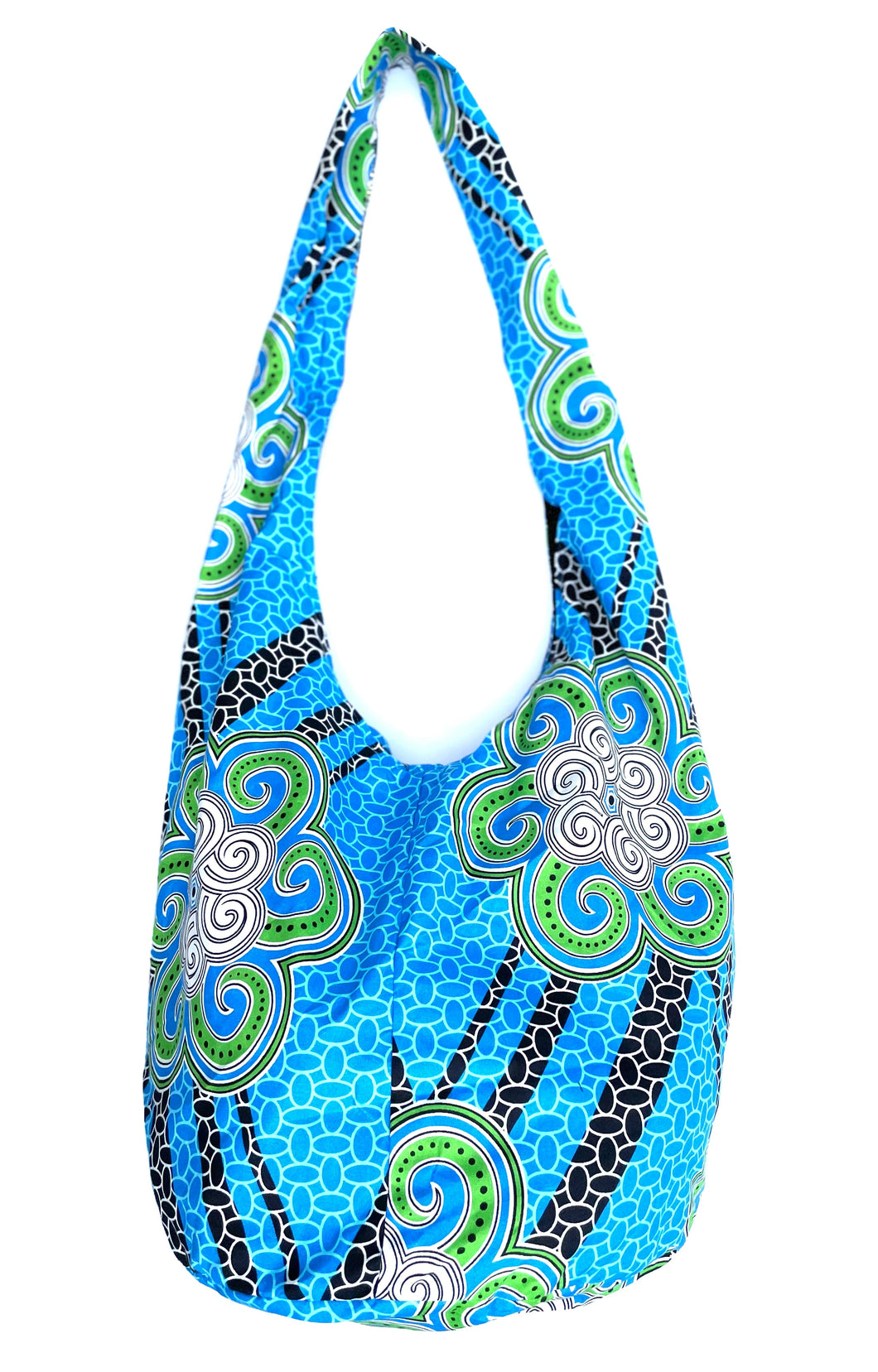 Blue Green Slouch Bag