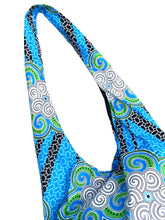 Load image into Gallery viewer, Blue Green Slouch Bag
